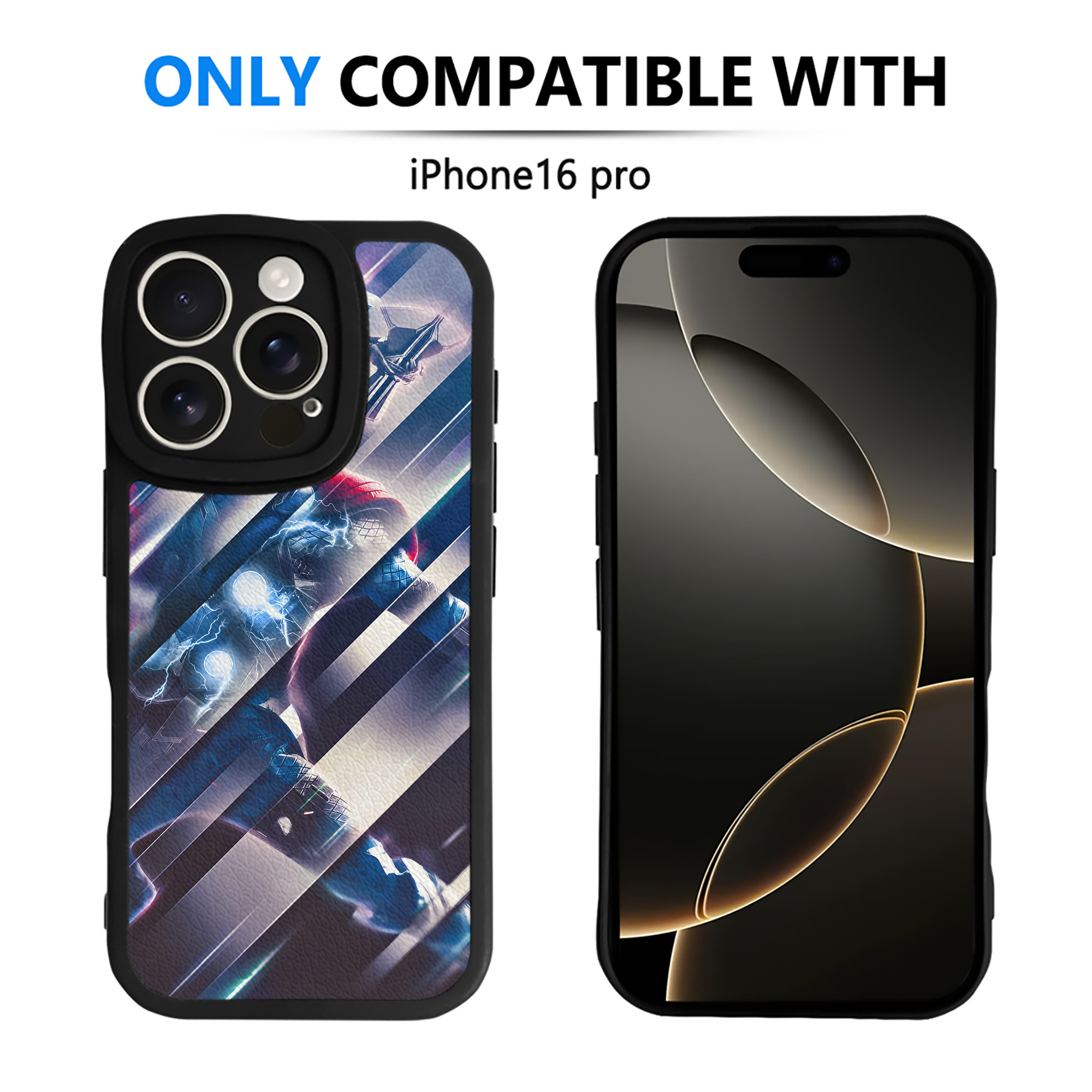 （画像用） アベンジャーズ The Avengers 【iPhone 16シリーズ対応】シリコンスマホケース（レザー調） 材質：シリコン